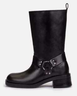 Heeled Booty SPA-003 Black