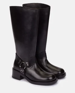 Heeled Booty SPA-004 Black