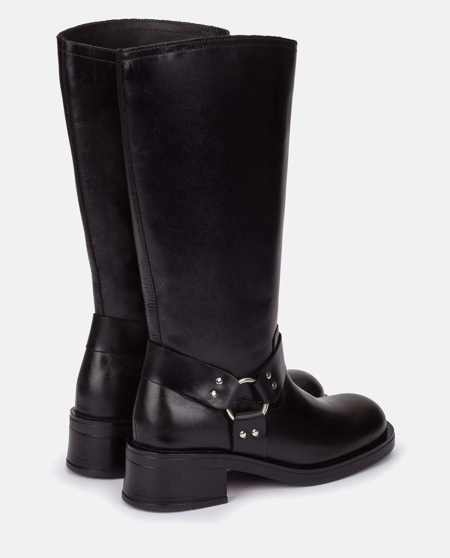 Heeled Booty SPA-004 Black