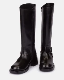 Heeled Booty SPA-004 Black