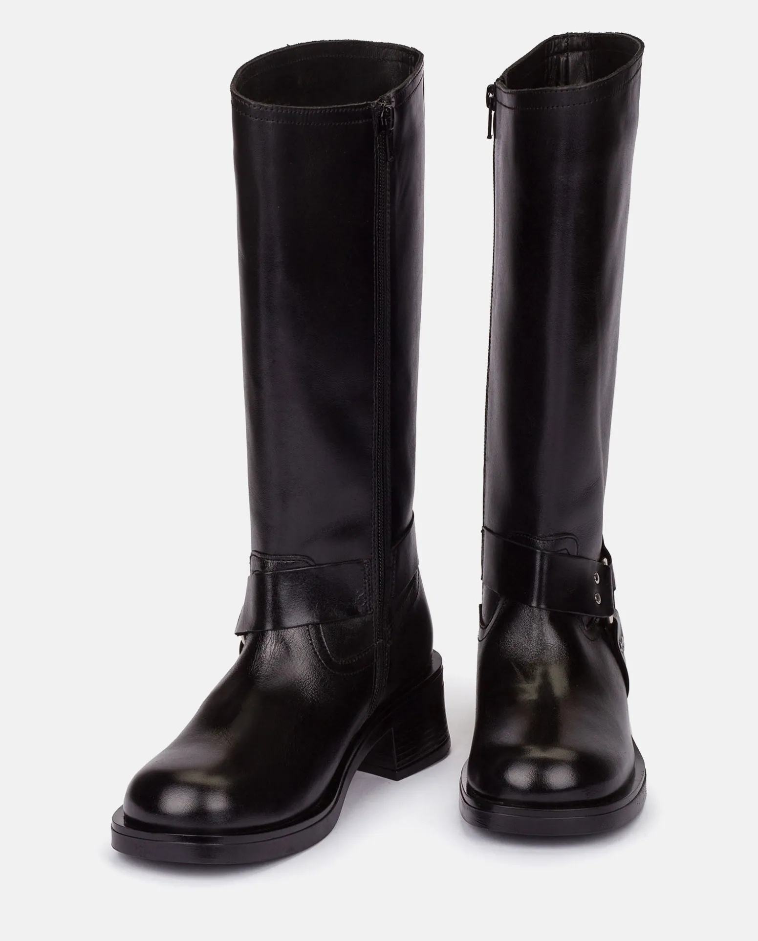 Heeled Booty SPA-004 Black