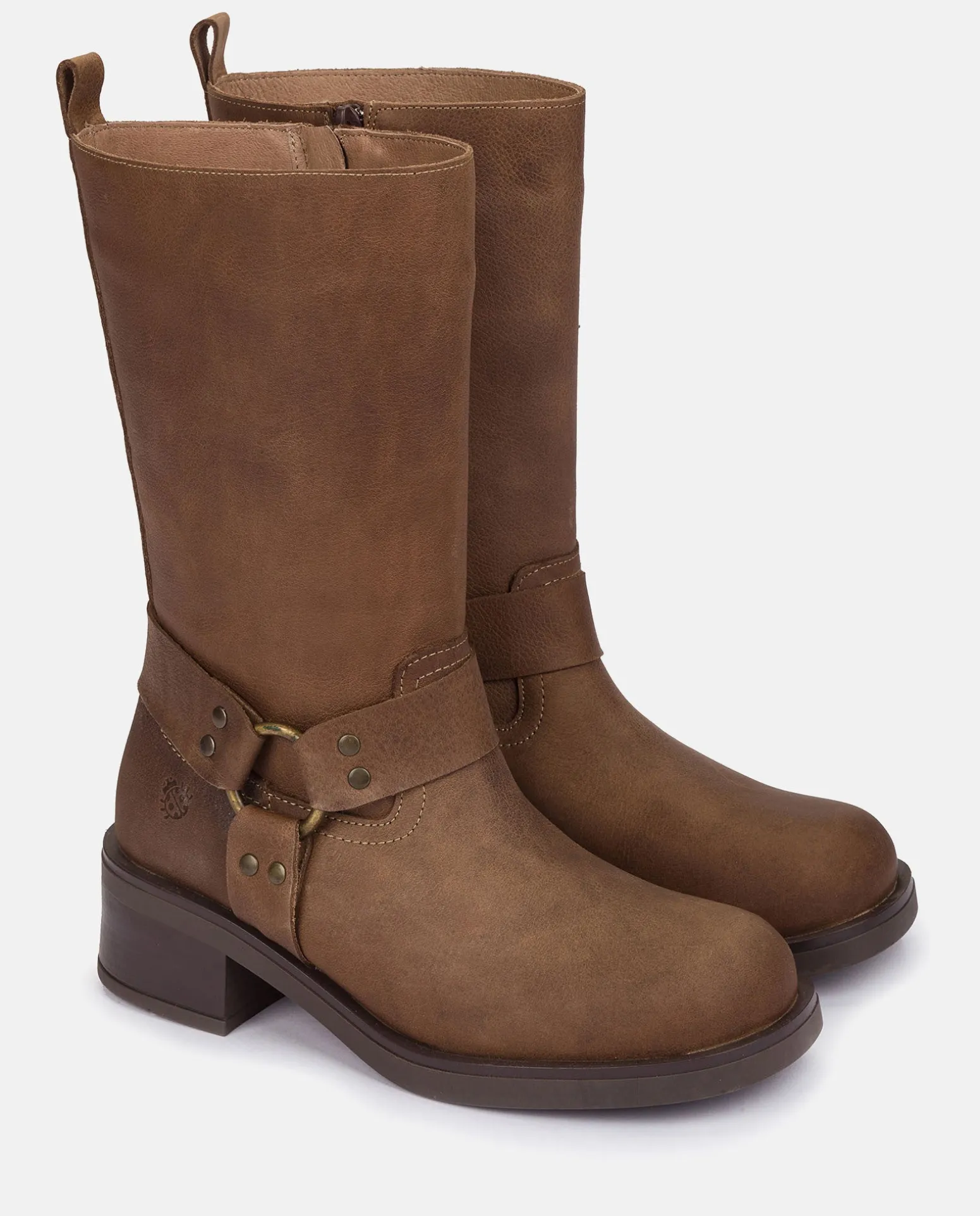 Heeled Booty SPA-003 Brown