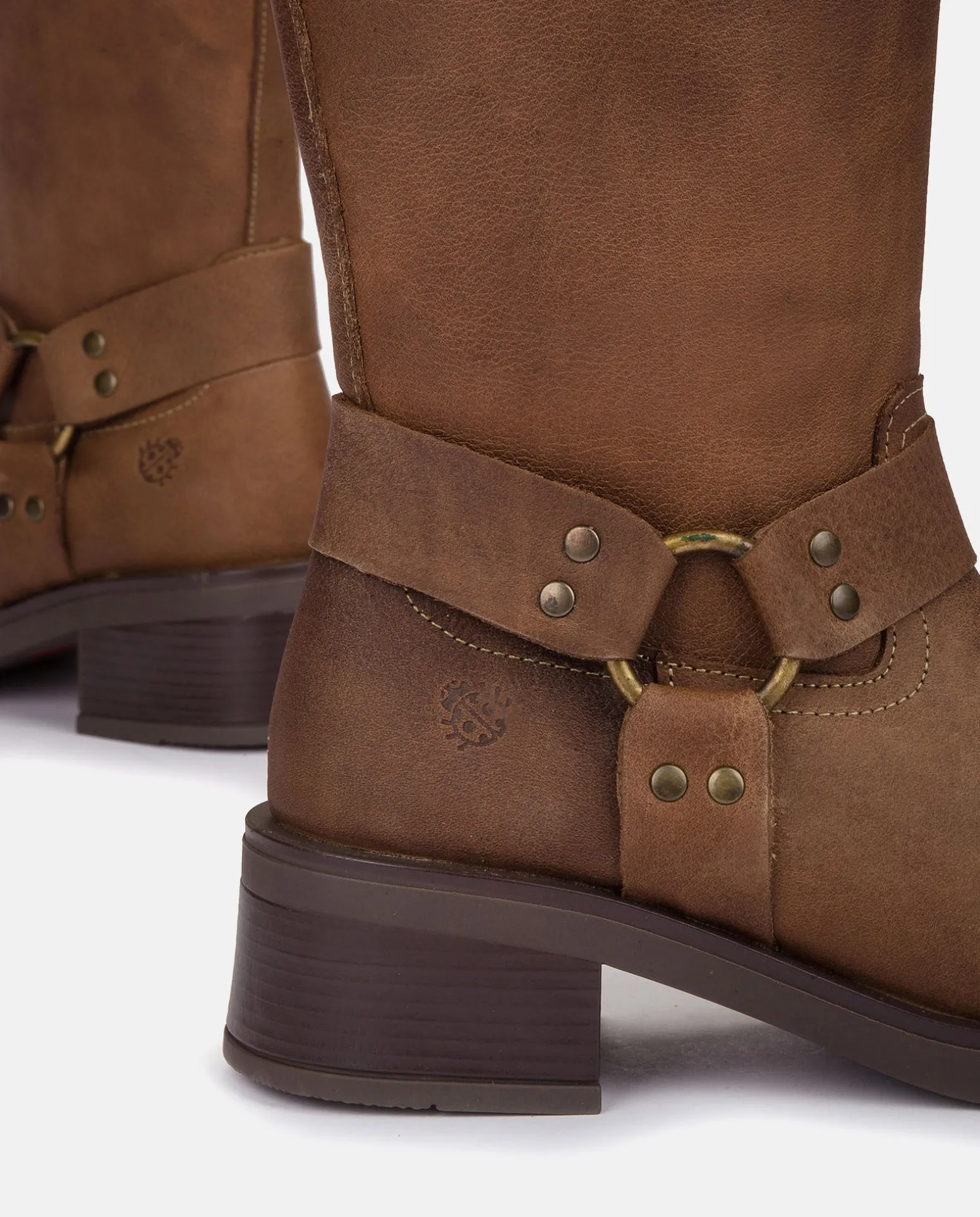 Heeled Booty SPA-003 Brown