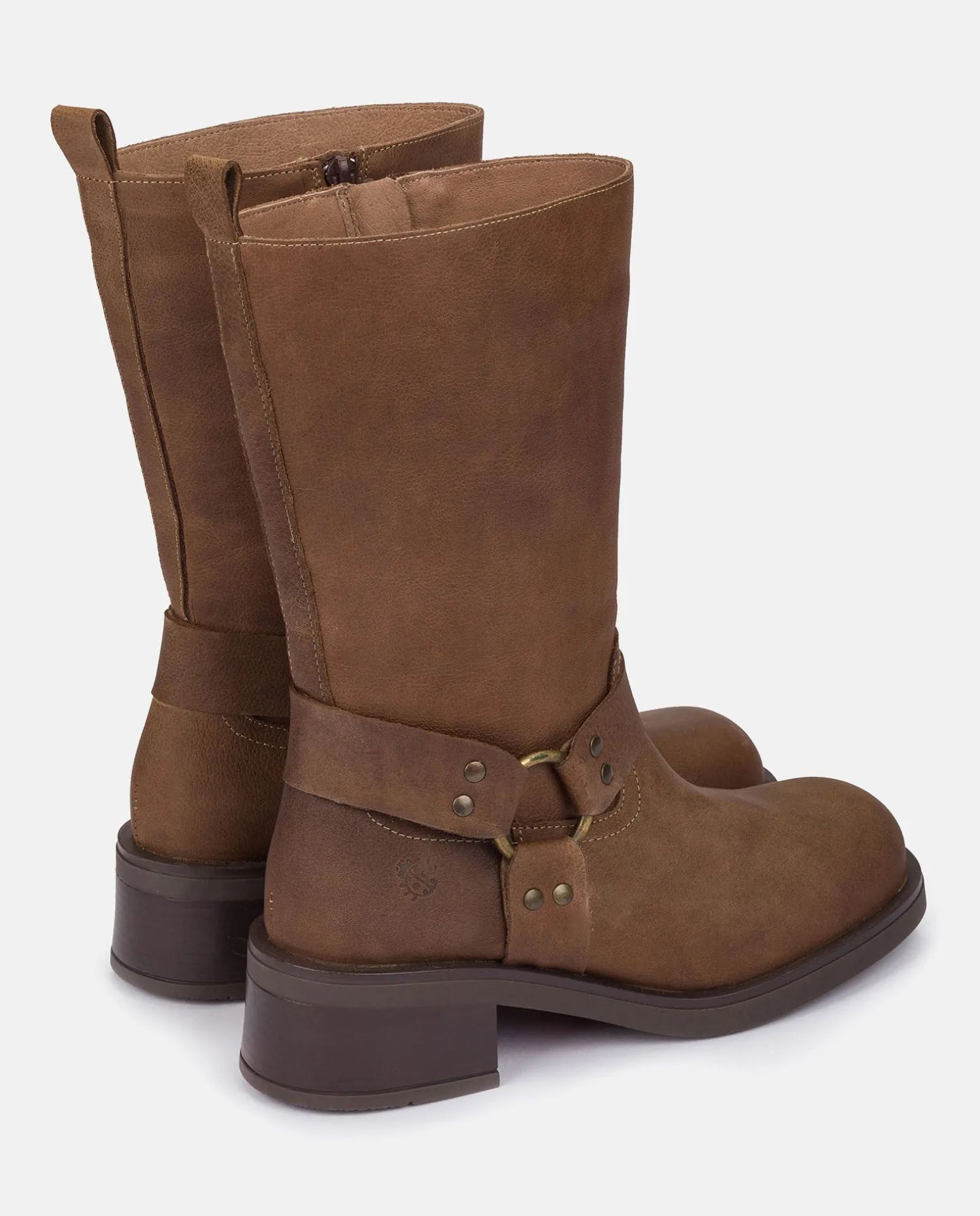 Heeled Booty SPA-003 Brown