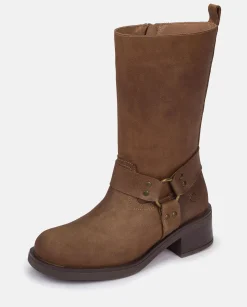 Heeled Booty SPA-003 Brown