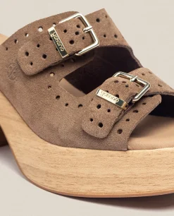 Heeled Sandal BONAI-003 Brown