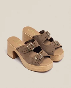 Heeled Sandal BONAI-003 Brown