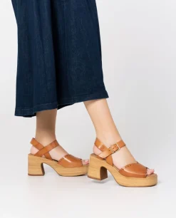 Heeled Sandal BONAI-002 Brown