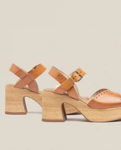 Heeled Sandal BONAI-002 Brown