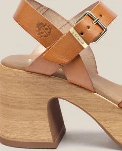 Heeled Sandal BONAI-002 Brown