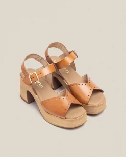 Heeled Sandal BONAI-002 Brown