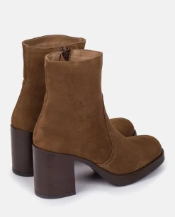 Heeled Shoe KOLIN-001 Brown