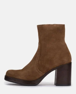 Heeled Shoe KOLIN-001 Brown