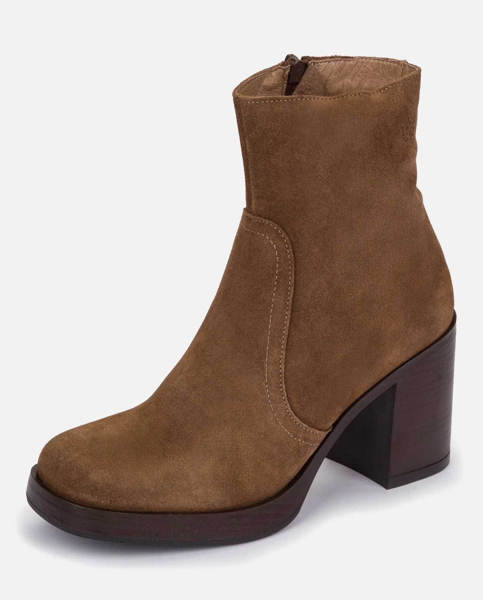 Heeled Shoe KOLIN-001 Brown