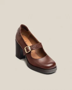 Heeled Shoe KOLIN-010 Brown