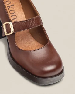 Heeled Shoe KOLIN-010 Brown