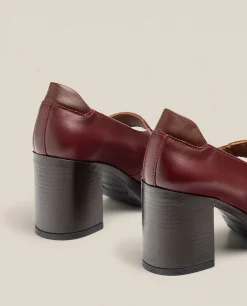 Heeled Shoe KOLIN-010 Burgundy
