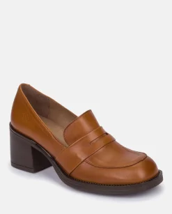 Heeled Shoe LANDAS-001 Brown
