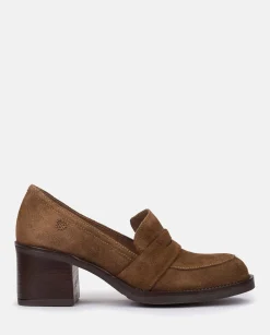 Heeled Shoe LANDAS-001 Brown