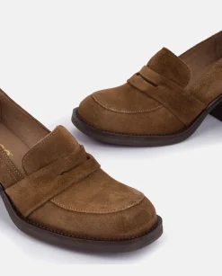 Heeled Shoe LANDAS-001 Brown