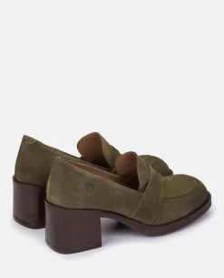 Heeled Shoe LANDAS-001 Green