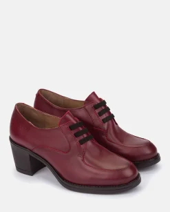 Heeled Shoe LILLE-008 Burgundy