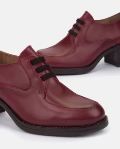 Heeled Shoe LILLE-008 Burgundy