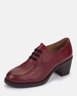Heeled Shoe LILLE-008 Burgundy
