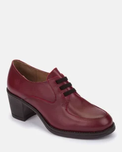 Heeled Shoe LILLE-008 Burgundy