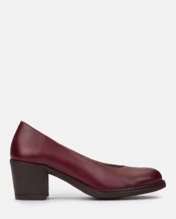 Heeled Shoe LILLE-007 Burgundy