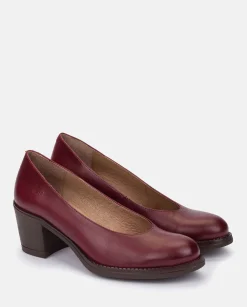 Heeled Shoe LILLE-007 Burgundy