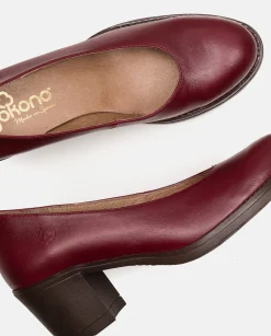 Heeled Shoe LILLE-007 Burgundy