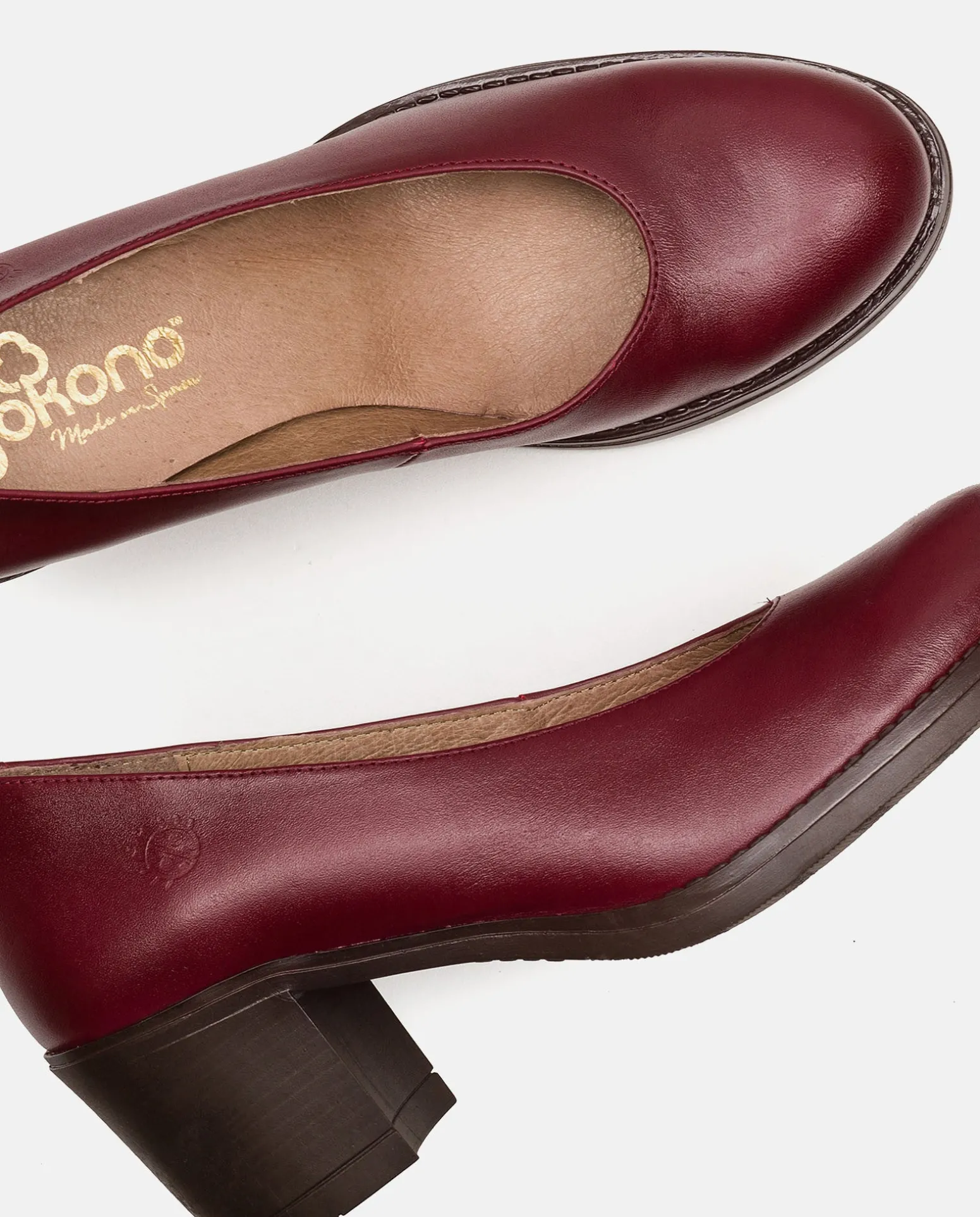 Heeled Shoe LILLE-007 Burgundy