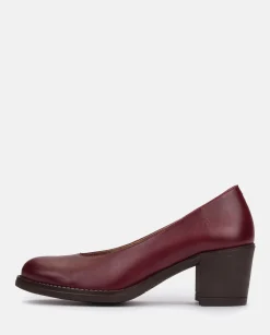 Heeled Shoe LILLE-007 Burgundy