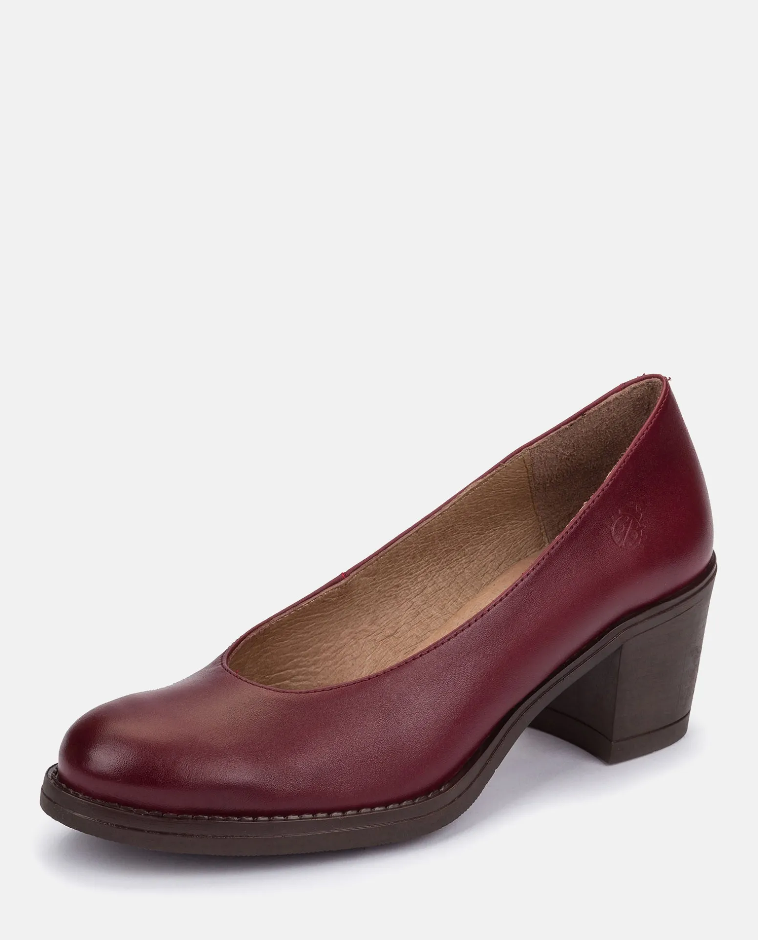 Heeled Shoe LILLE-007 Burgundy