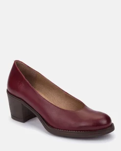 Heeled Shoe LILLE-007 Burgundy