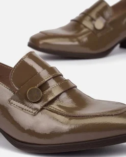Heeled Shoe NAJAC-001 Brown