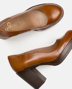 Heeled Shoe PILSEN-007 Leather