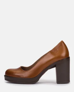 Heeled Shoe PILSEN-007 Leather
