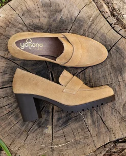 Heeled Shoe PRAGA-013 Green