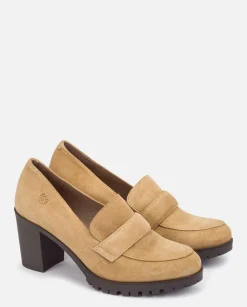 Heeled Shoe PRAGA-013 Green