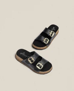 Platform Sandal OCA-013 Black