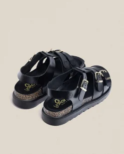 Platform Sandal TUNEZ-114 Black