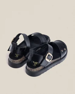 Platform Sandal TUNEZ-128 Black