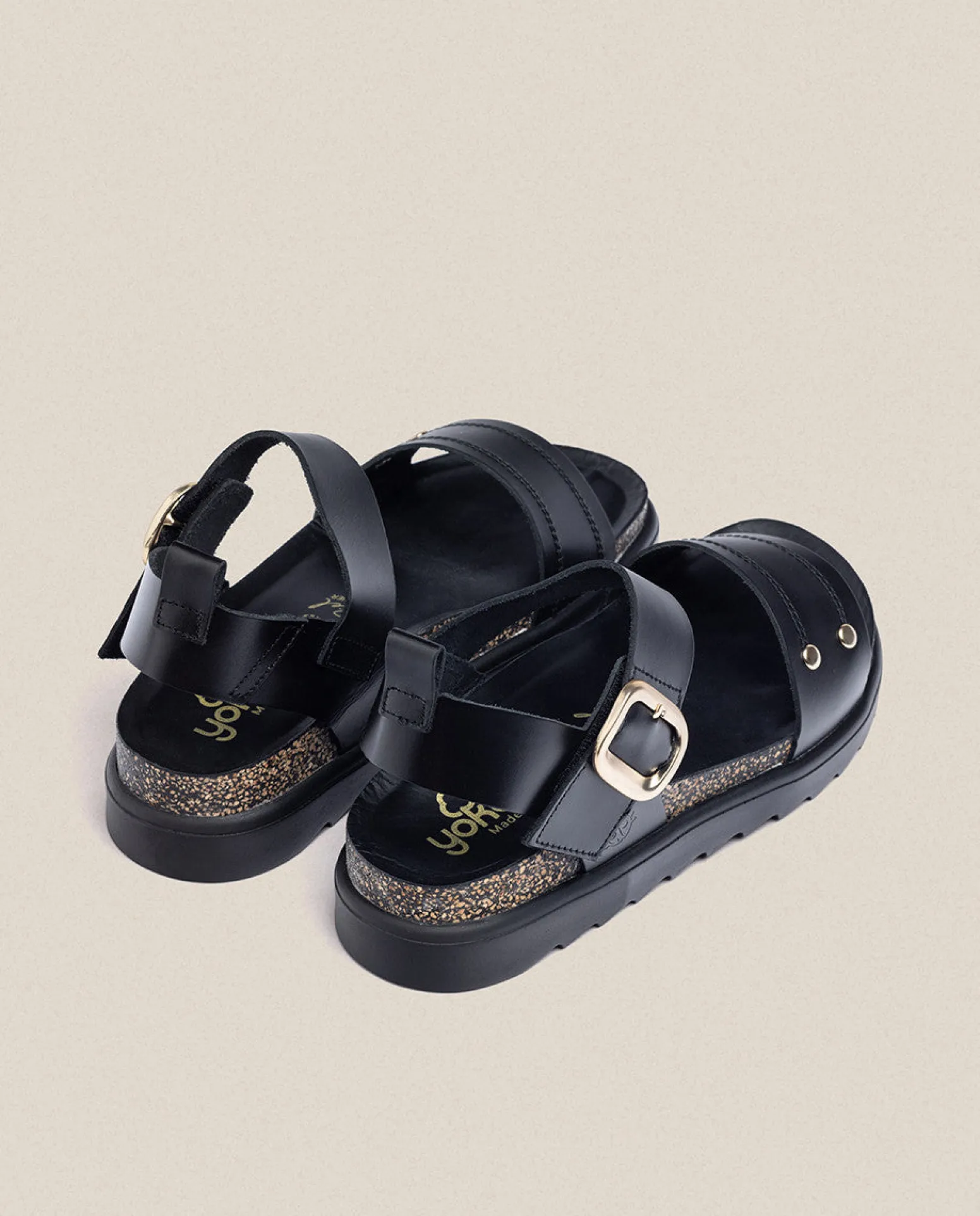 Platform Sandal TUNEZ-128 Black