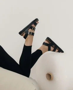 Platform Sandal TUNEZ-127 Black