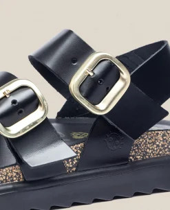Platform Sandal TUNEZ-127 Black