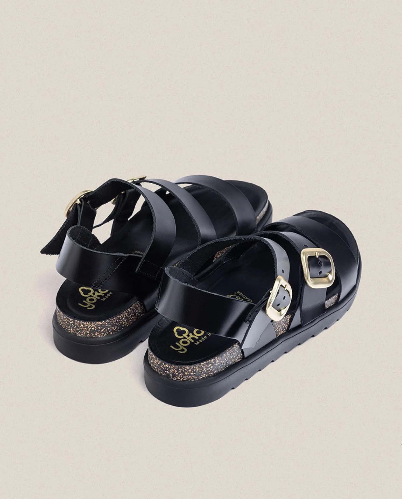Platform Sandal TUNEZ-127 Black