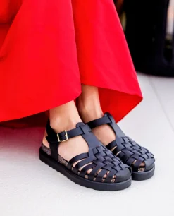 Platform Sandal TUNEZ-017 Black
