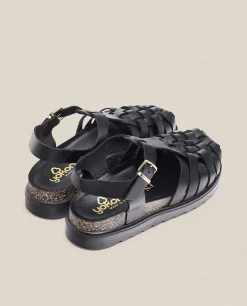 Platform Sandal TUNEZ-017 Black